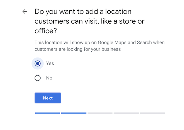 Google My Business Add Location