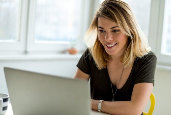 Woman on laptop